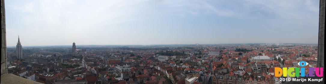 SX15585-15595 View from Belfry over Brugge
